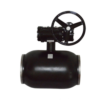 JKTL 400 WOG handwheel lever and gear flange end fully welded ball valve
